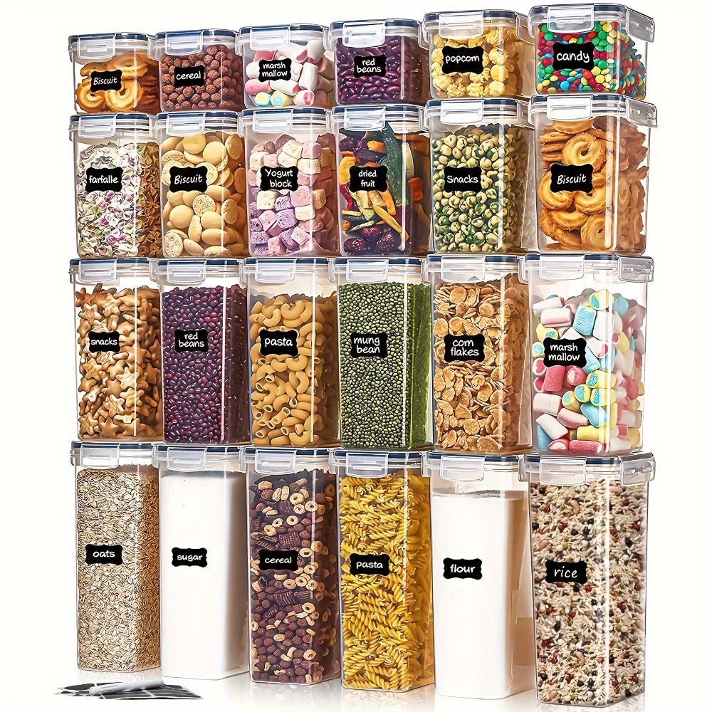 Kitchen Appliances Organizer - 24 pièces de contenants de stockage