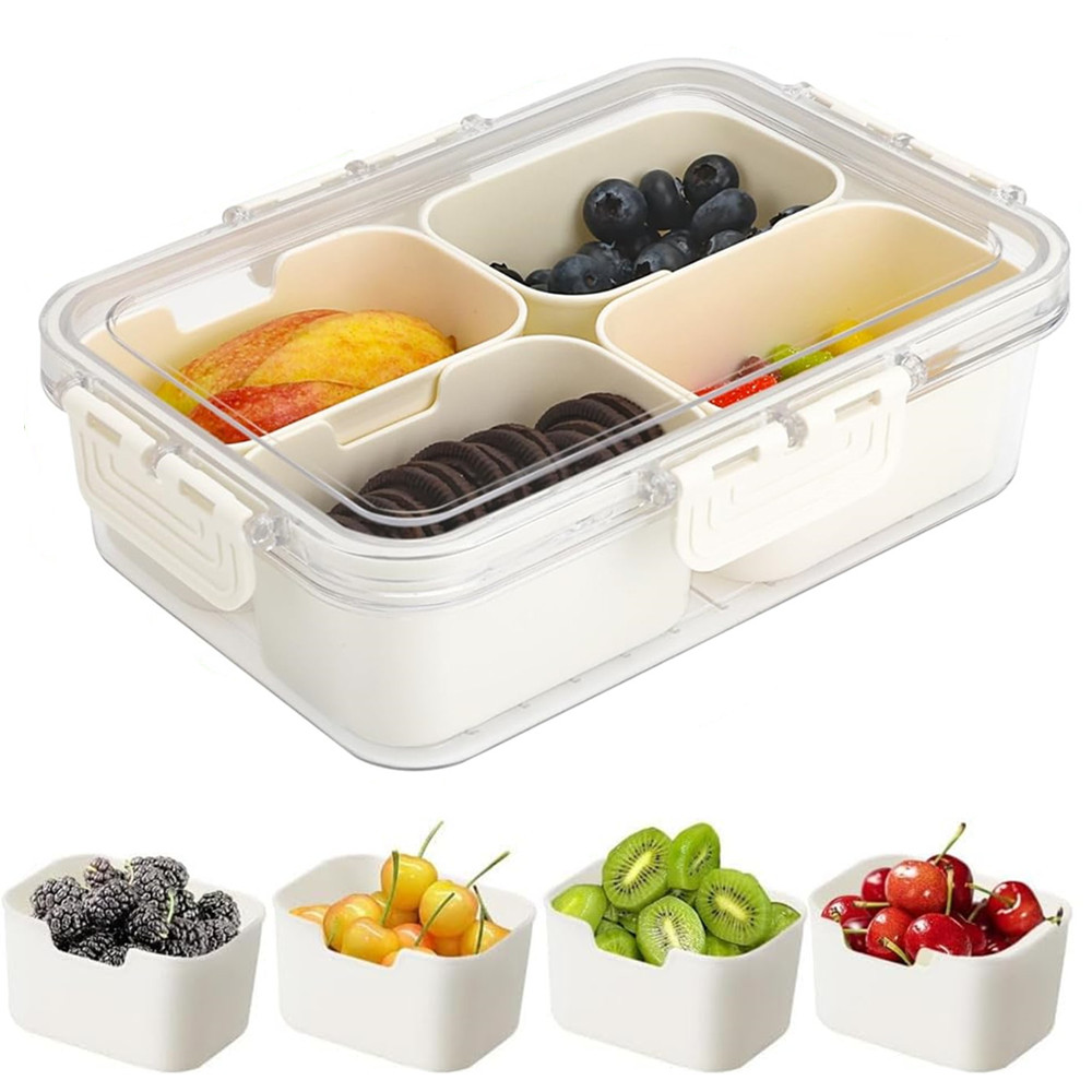 Kitchen Appliances Organizer - Boîte de rangement alimentaire portable, boîte