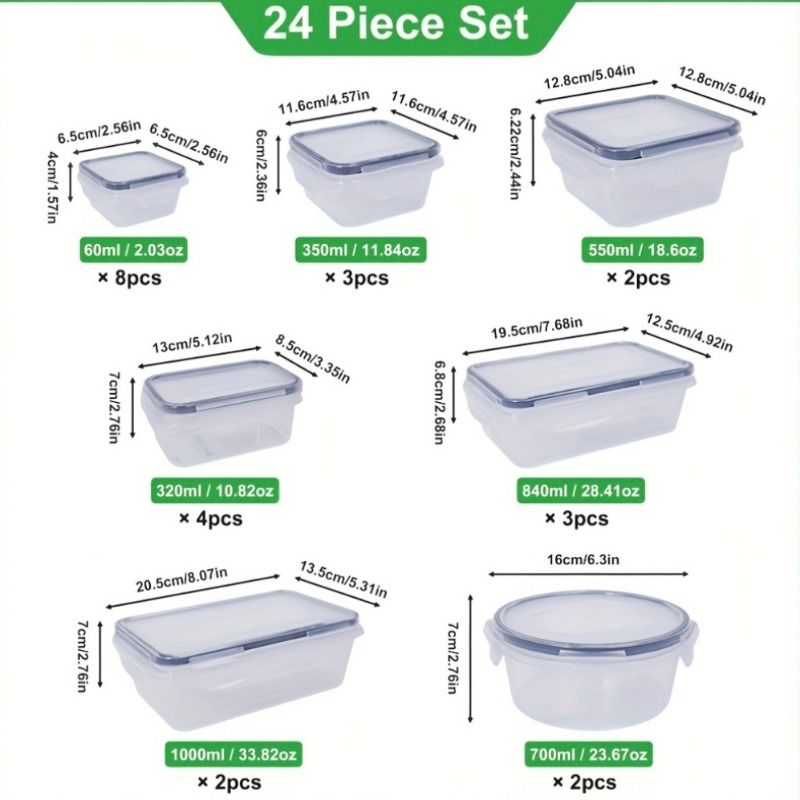 Ensemble de 48 contenants alim - Kitchen Appliances Organizer avis et prix